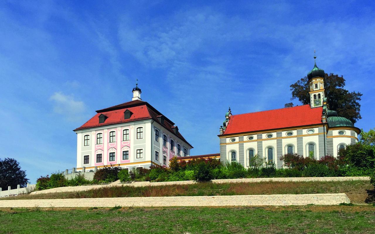 Hotel Schloss Leitheim Bagian luar foto