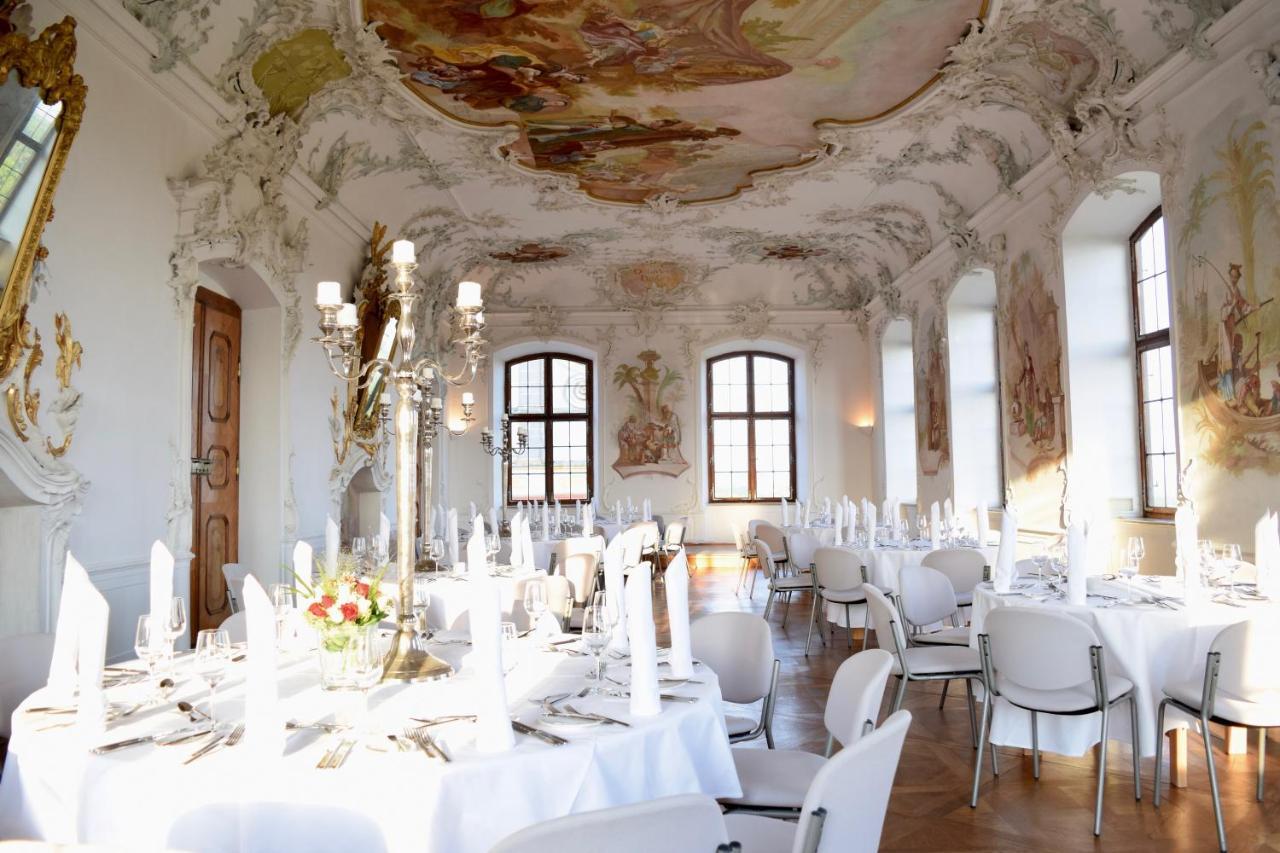 Hotel Schloss Leitheim Bagian luar foto